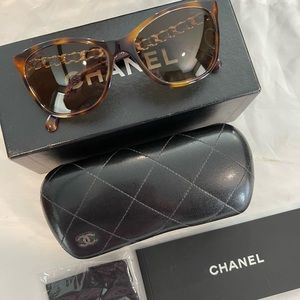 Brand New 5260-Q Chanel Tortoise Sunglasses!